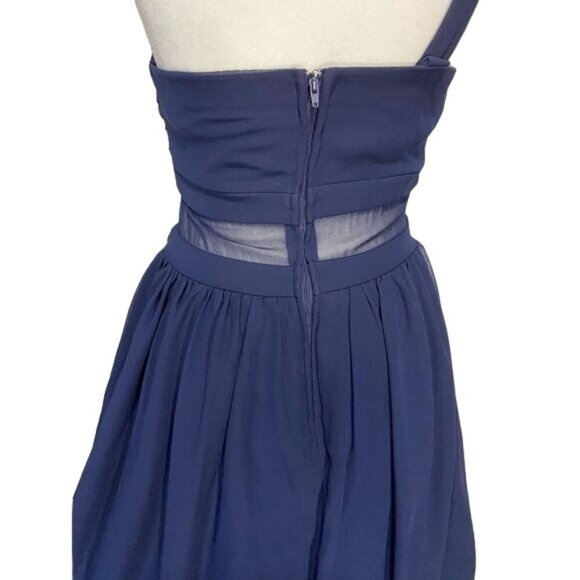Jodi Kristopher navy dress junior 3 blue - Picture 6 of 12